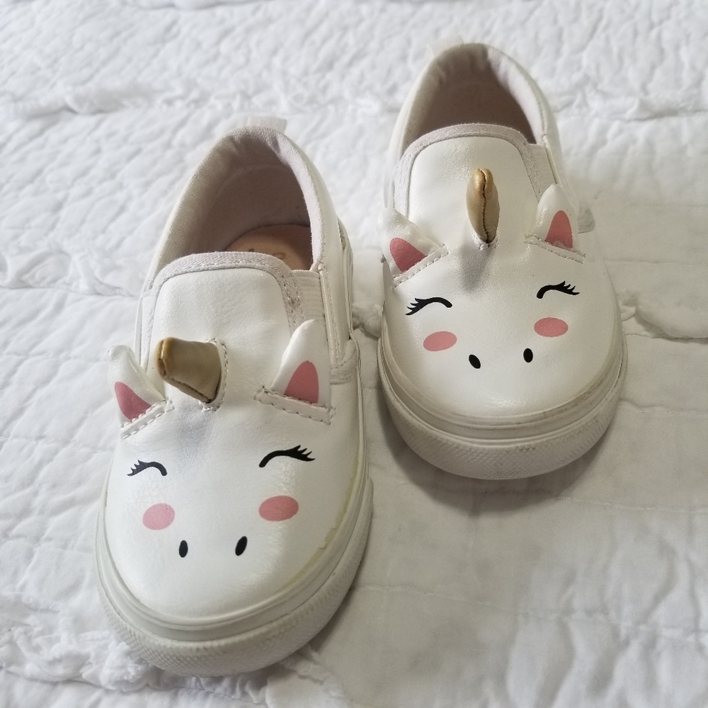 Old Navy UNICORN Slip On Sneakers 13.5 EUC - Picture 9 of 10
